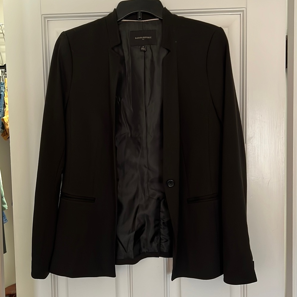 Banana republic black blazer